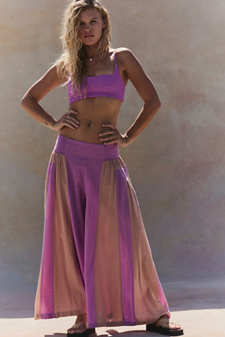 Liora Cotton Wide-Leg Pants