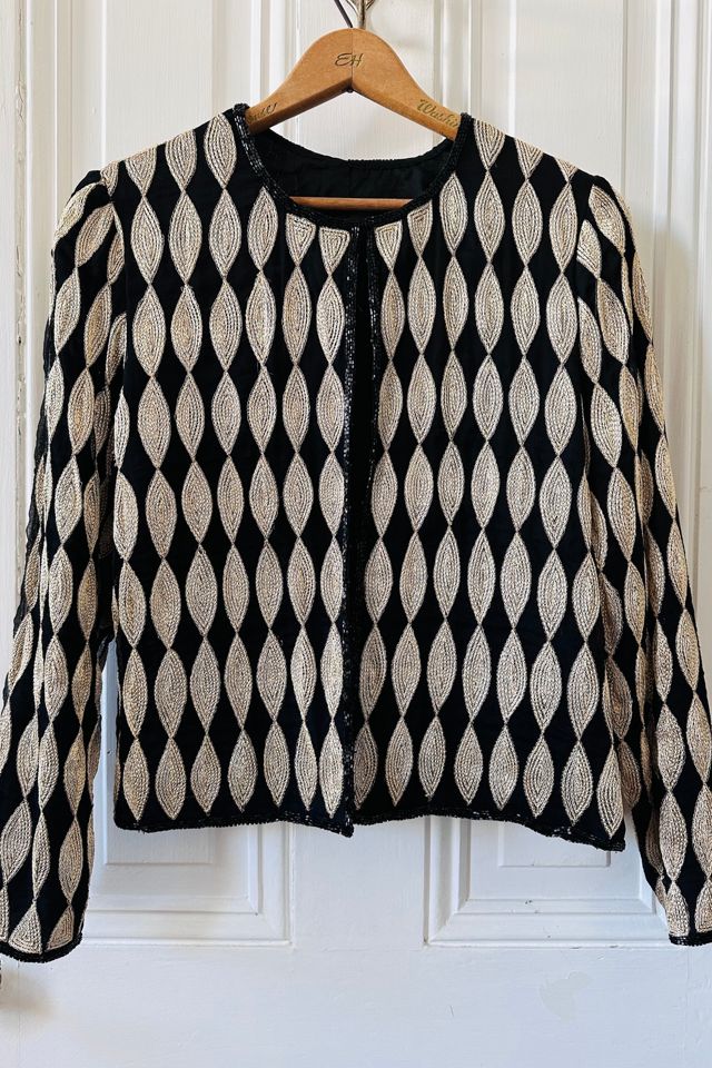 Harlequin Patterned Lightweight Holiday Jacket Selected by KA.TL.AK #3