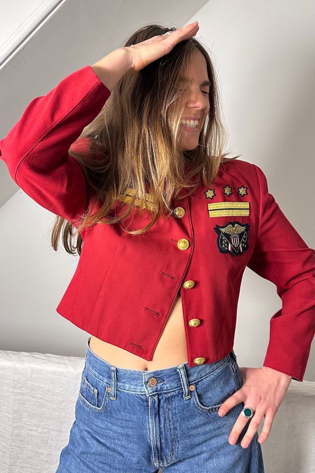 Vintage 80’s Mondi Military Wool Blend Bolero Selected by KA.TL.AK #1