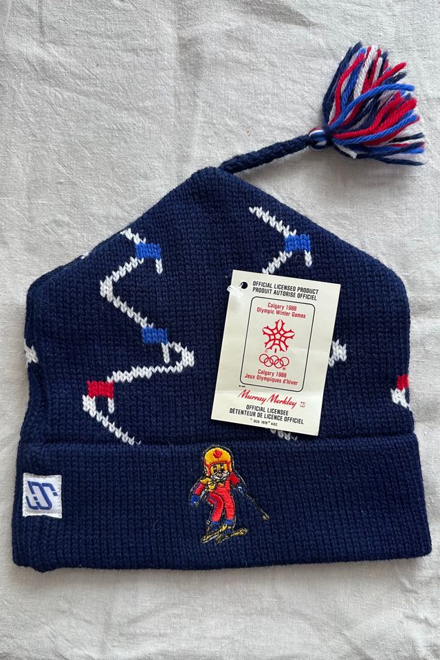 Vintage 1988 Olympics Murray Merkley Ski Hat Selected by KA.TL.AK #1