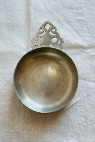 Vintage Steiff Pewter Porringer Dish Selected by KA.TL.AK