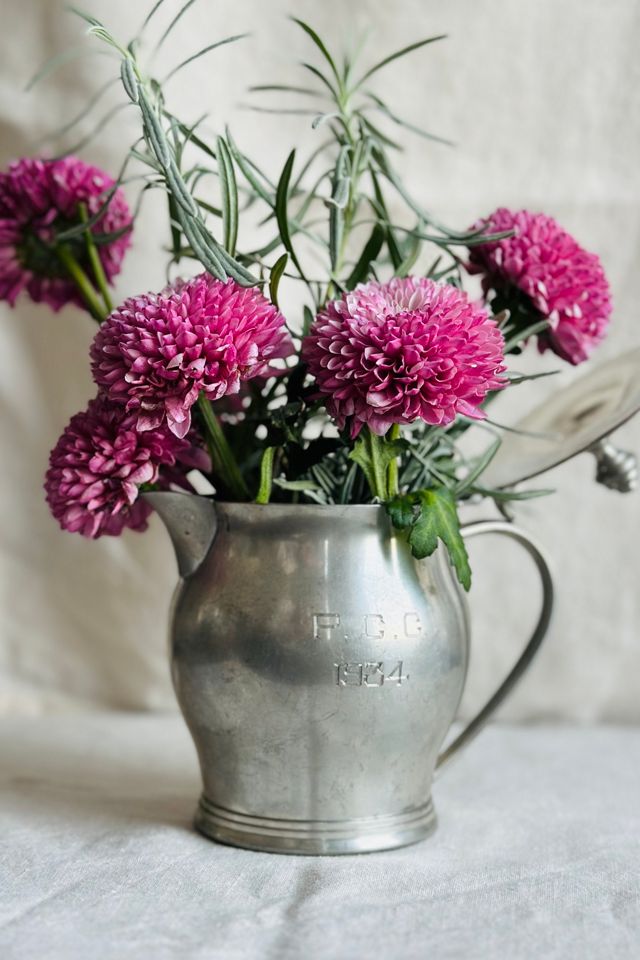 Vintage 1934 Philadelphia Cricket Club Pewter Covered Ewer Selected by KA.TL.AK #2