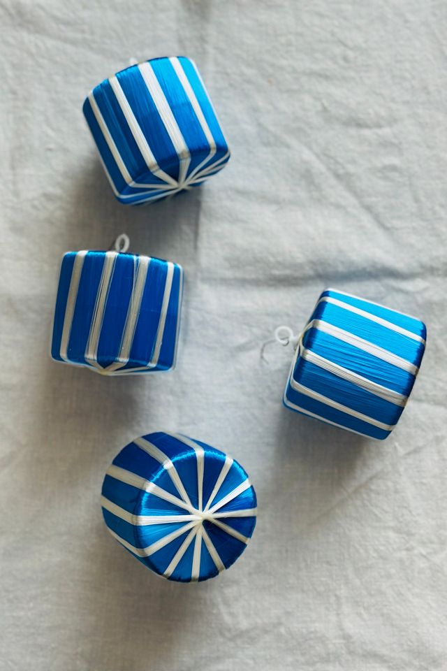 Vintage Sateen Ornaments in Original Boxes Selected by KA.TL.AK #1