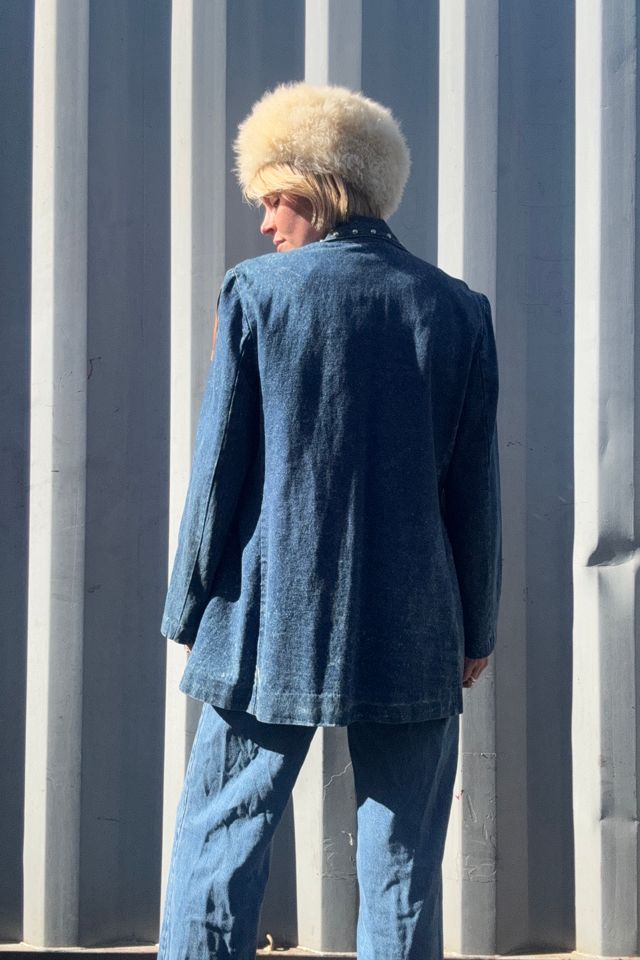 Vintage 1970s Denim Fringe Jacket Selected by Kikos Kloset #3