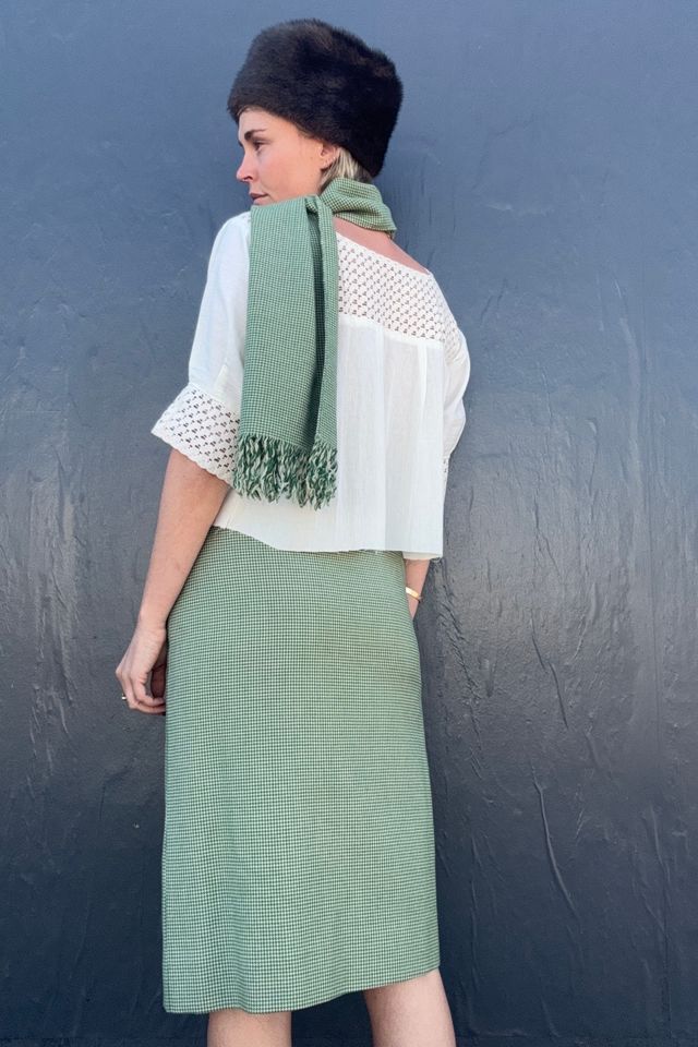 Vintage Skirt and Scarf Set Selected by Kikos Kloset #3