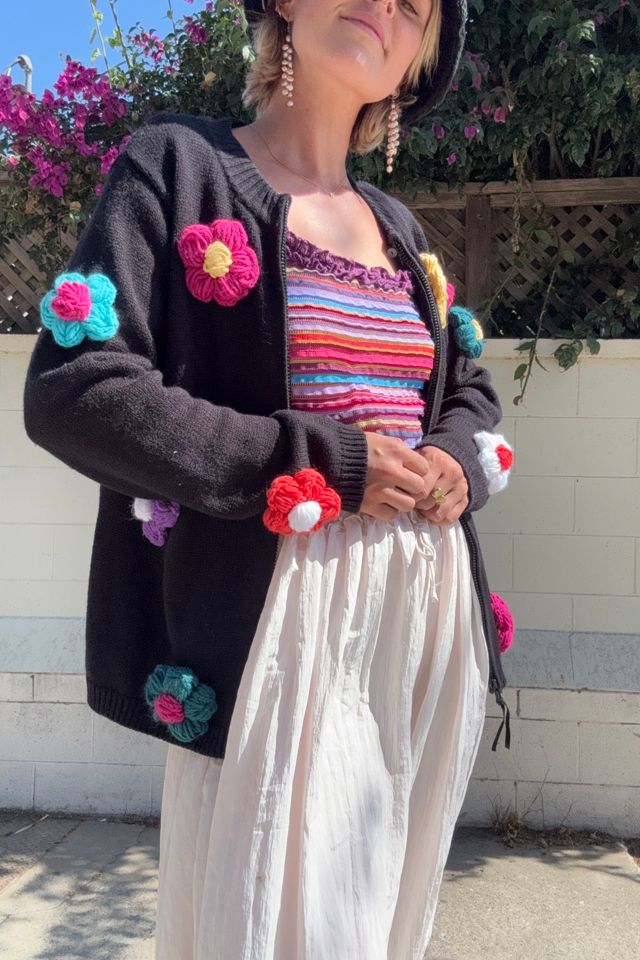 Vintage Handknit Cardigan Selected by Kikos Kloset #1