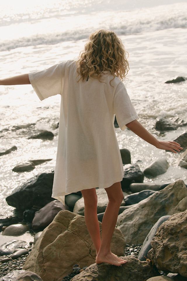 Alina Cotton-Linen Short-Sleeve Top #2