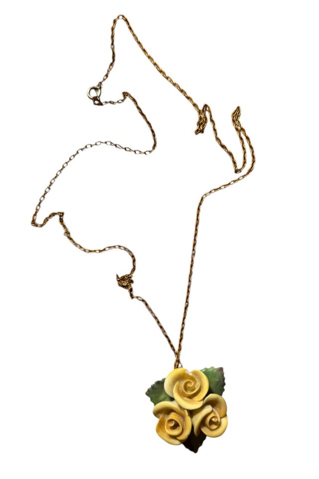 Vintage Staffordshire Floral Necklace Selected by Personal Choice #1