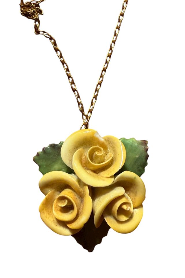 Vintage Staffordshire Floral Necklace Selected by Personal Choice #2