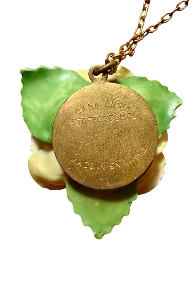 Vintage Staffordshire Floral Necklace Selected by Personal Choice #3