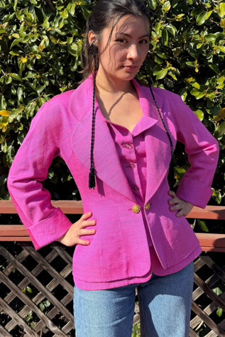 1980s Karl Lagerfeld Silk Jacket Selected by Personal Choice