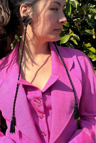Long Tassel Earrings Designed and Selected by Personal Choice