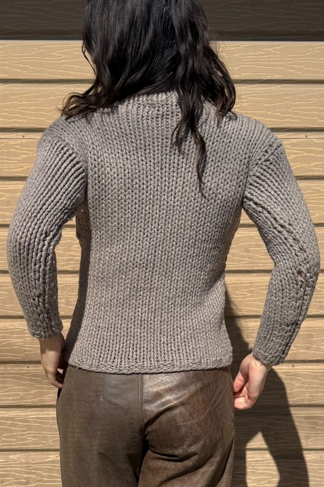 Italian Chunky Wool Cable Knit Sweater Selected by Personal Choice #1
