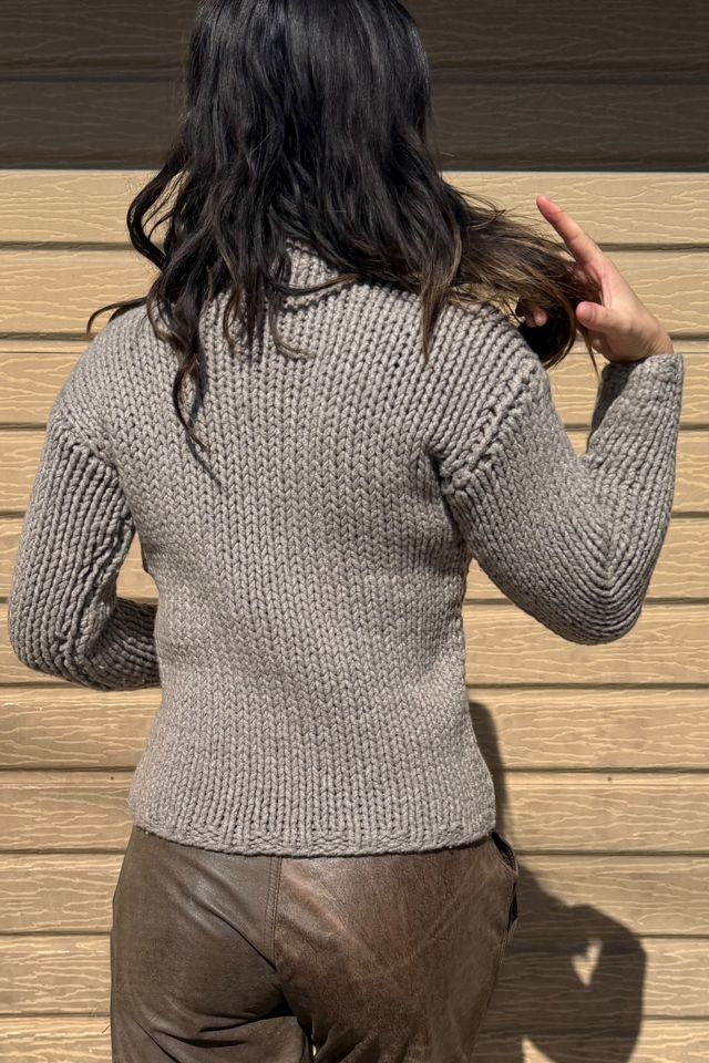 Italian Chunky Wool Cable Knit Sweater Selected by Personal Choice #3