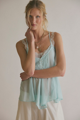 Haut Free People Sans Manches - Bleu - Taille M - Tunique Boutonnée - Neuf Avec étiquette