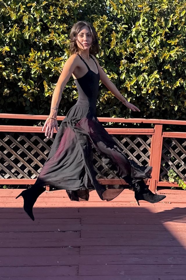 1980s Leotard with Sheer Maxi Skirt Dress Selected by Personal Choice #2