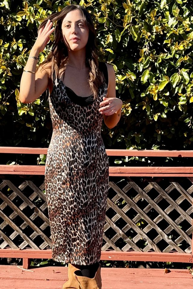 Y2K Betsey Johnson Leopard Print Mini Dress Selected by Personal Choice #1