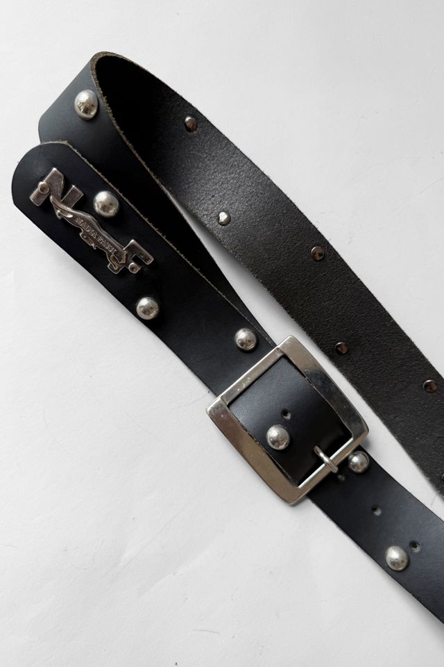 Vintage Y2K Studded Italian Leather Belt Selected by MARMALADE #2