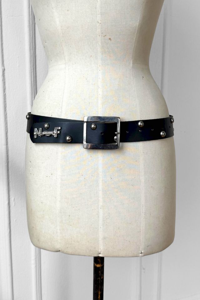 Vintage Y2K Studded Italian Leather Belt Selected by MARMALADE #3