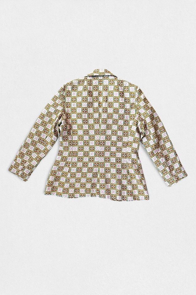 70s Metallic Brocade Single Button Evening Jacket Selected by MARMALADE #3