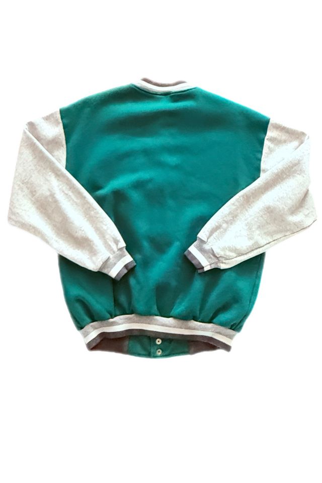 1990's New York Jets Sweatshirt Jacket Selected By Villains Vintage #2