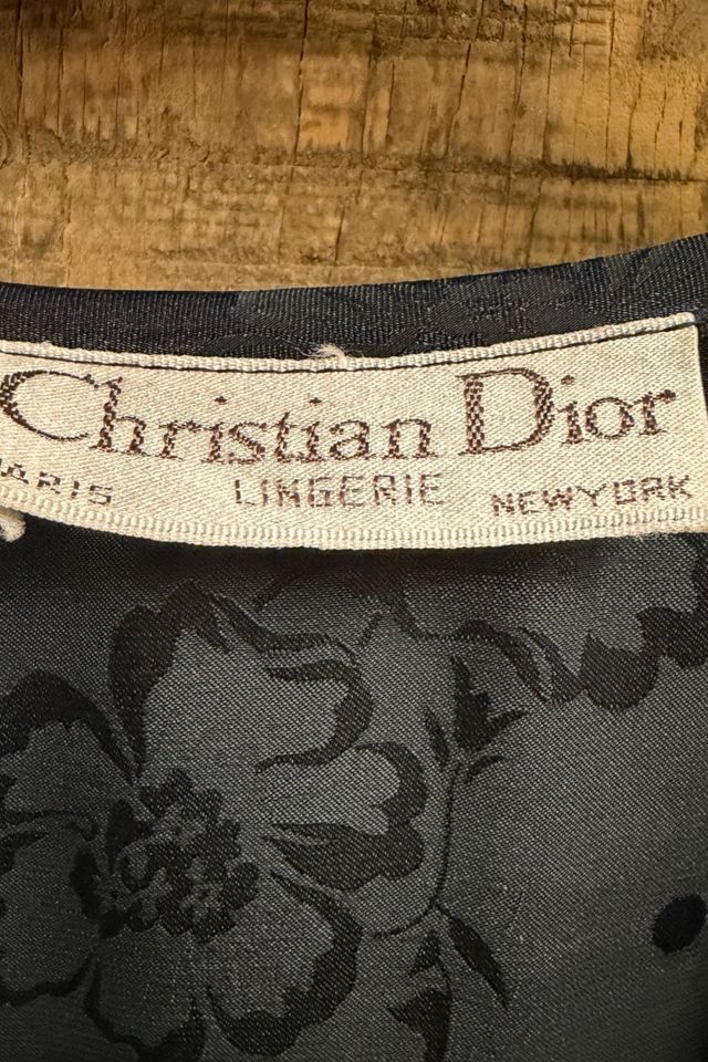 1980s Christian Dior Lingerie Robe Slip Set Selected By Ritual Vintage #3