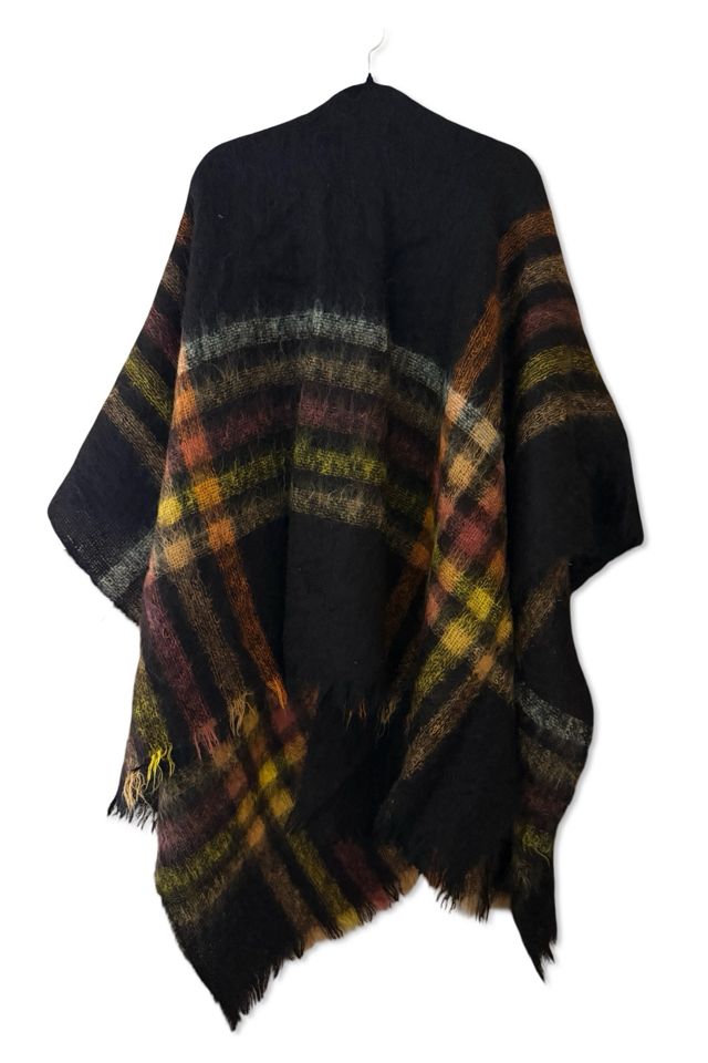 1970s Woven Plaid Wool Wrap Selected By Ritual Vintage #1