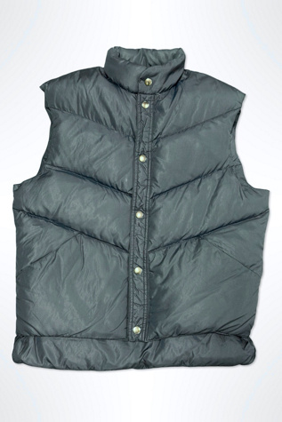 1970s Campus Quilted Duffle Vest Selected By Ritual Vintage