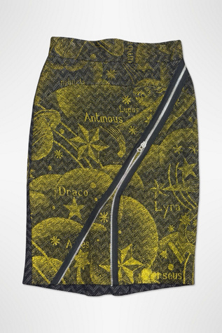 Y2K Custo Barcelona Astronomy Print Skirt Selected By Ritual Vintage