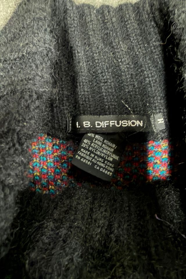 1980s Geometric Print Sweater Coat Selected By Ritual Vintage #3