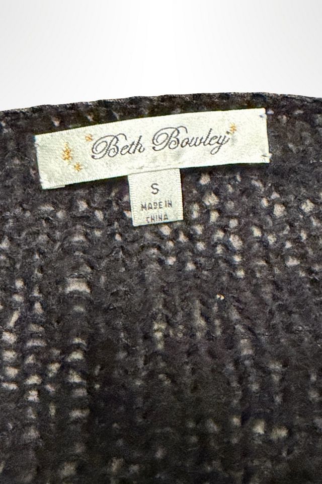 Y2K Beth Bowley Loose Weave Crochet Knit Top Selected By Ritual Vintage #2