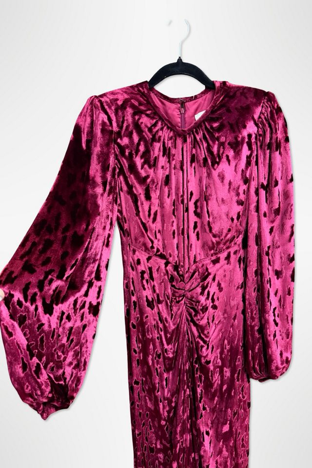 1970s Oscar De La Renta Ruby Velvet Evening Gown Selected By Ritual Vintage #2