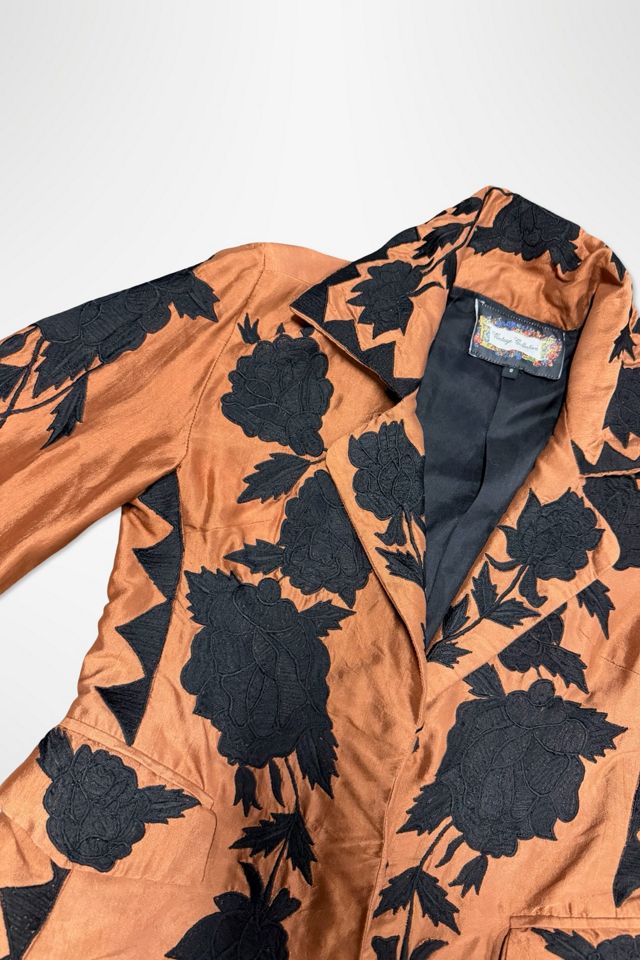 1990s Terracotta Suzani Embroidered Jacket Selected By Ritual Vintage #2