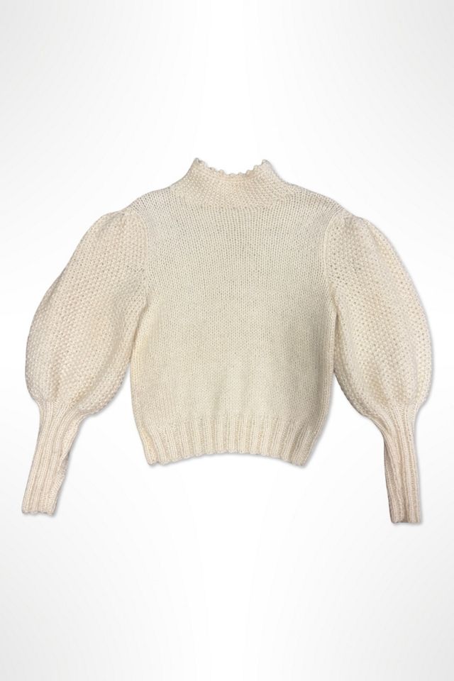 1980s Victorian Inspired Handknit Sweater Selected By Ritual Vintage