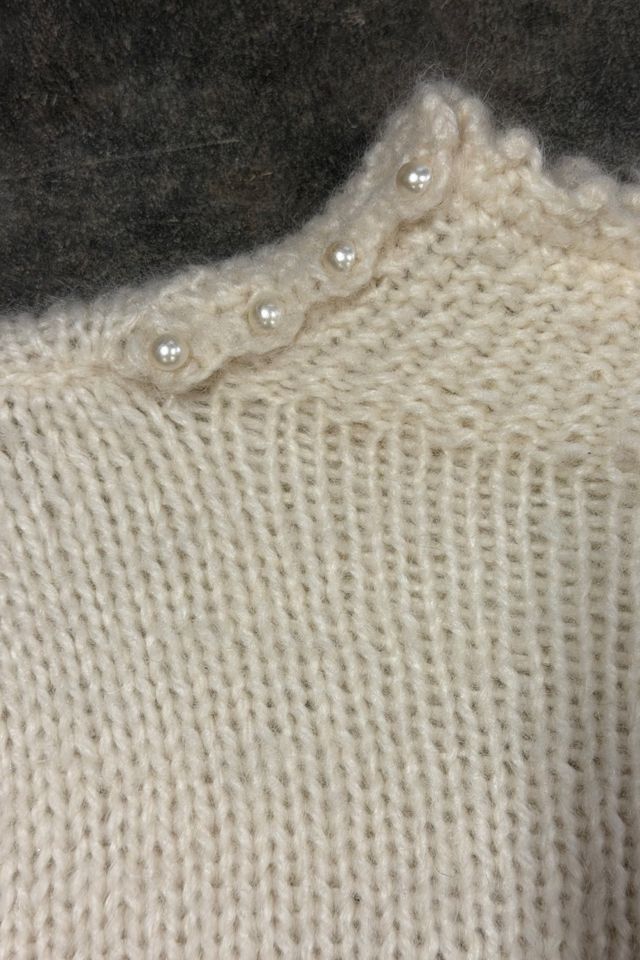 1980s Victorian Inspired Handknit Sweater Selected By Ritual Vintage #2