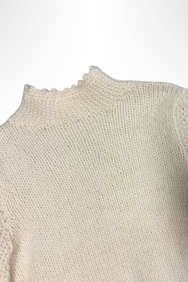 1980s Victorian Inspired Handknit Sweater Selected By Ritual Vintage #3