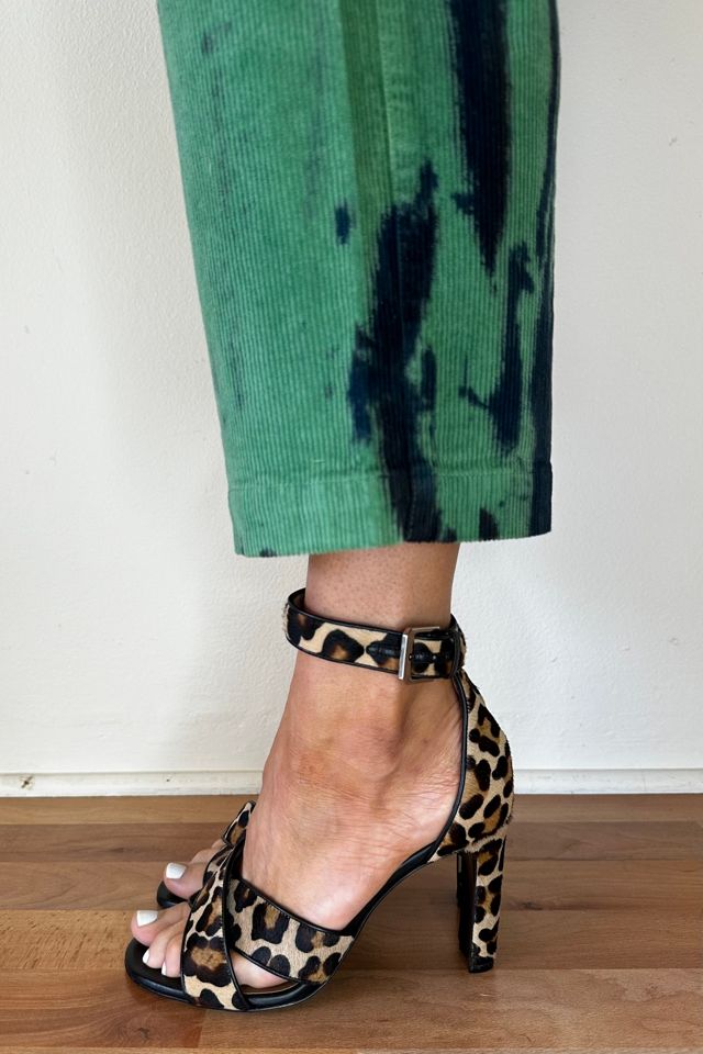 Laurence Decade Paris Cheetah Faux Fur Sandals Selected by Picky Jane #1