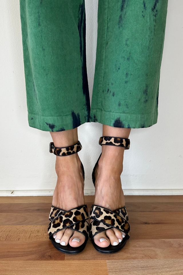 Laurence Decade Paris Cheetah Faux Fur Sandals Selected by Picky Jane #2