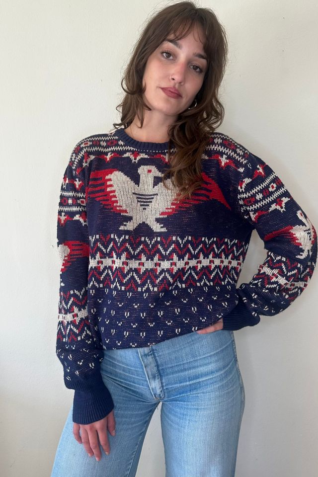 Mens Intarsia Thunderbird Holiday Sweater Selected by Picky Jane #2