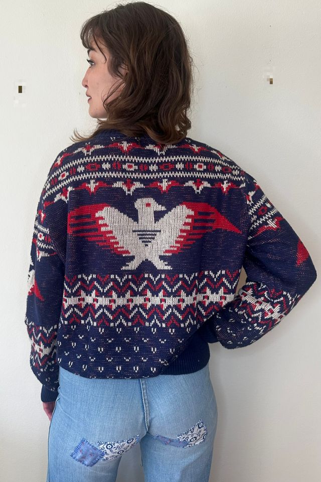 Mens Intarsia Thunderbird Holiday Sweater Selected by Picky Jane #3