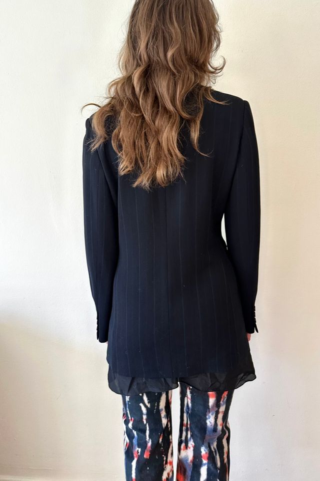 Gerard Darel Vertical Stripe Blazer Selected by Picky Jane #3