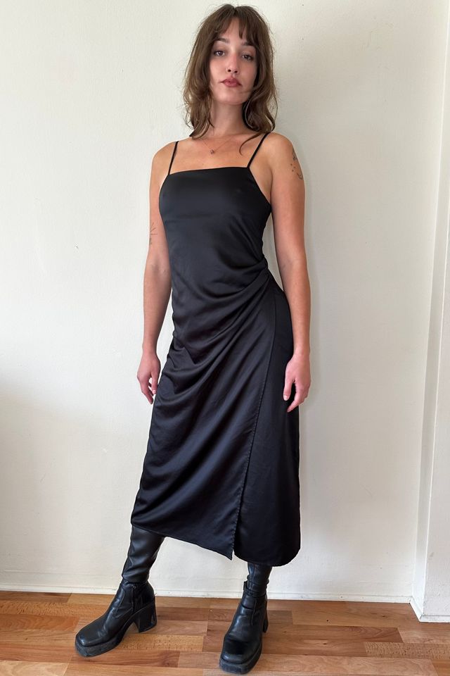 2000's Square Neck Satin Slip Dress Selected by Picky Jane #1