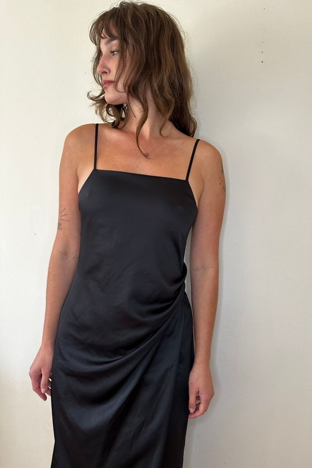 2000's Square Neck Satin Slip Dress Selected by Picky Jane #2
