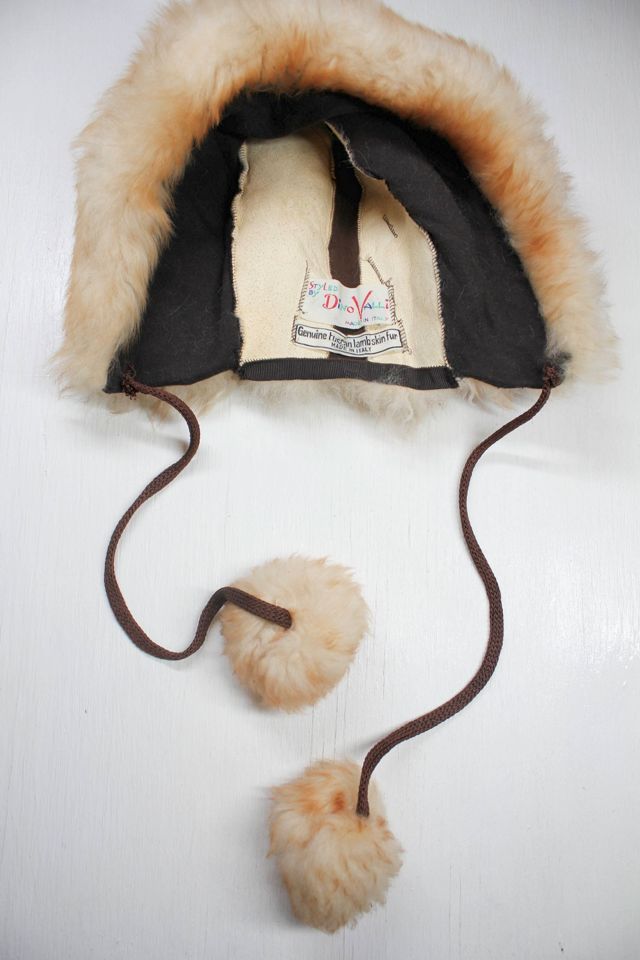 Vintage Tuscan Wool Fur Bonnet Winter Hat Selected By Moons + Junes Vintage #3