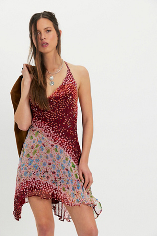 Robe D'Été Indienne FREE PEOPLE - Taille M - Coton Orange Multicolore - NEUVE Avec Étiquettes