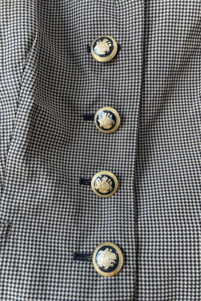 Moschino Cheap and Chic Houndstooth Skirt Suit Selected by The Curatorial Dept. #1