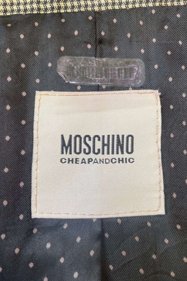 Moschino Cheap and Chic Houndstooth Skirt Suit Selected by The Curatorial Dept. #3