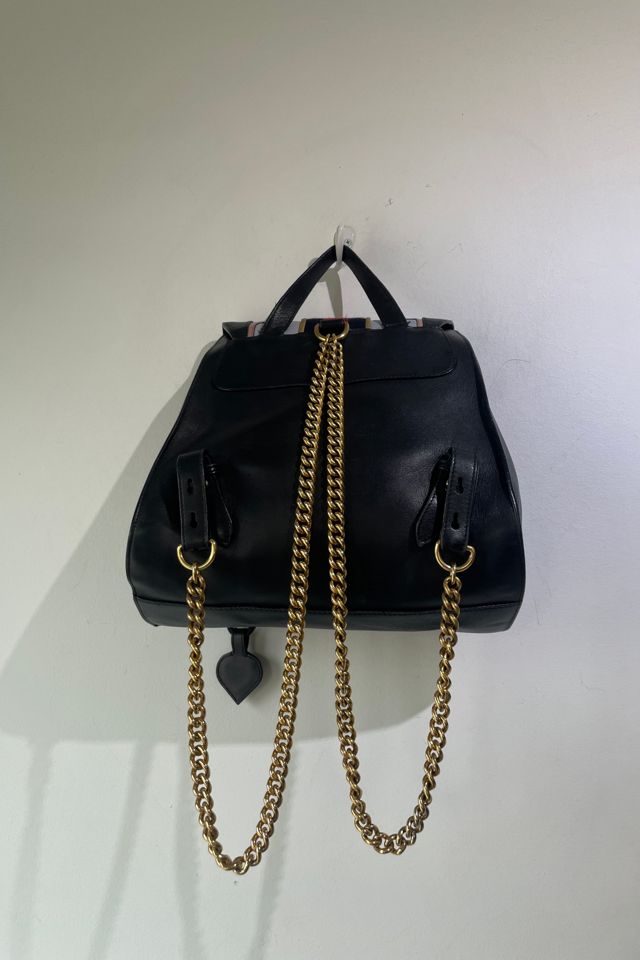 Gucci Marmont Navy Backpack with Heart Charm Selected by The Curatorial Dept. #2