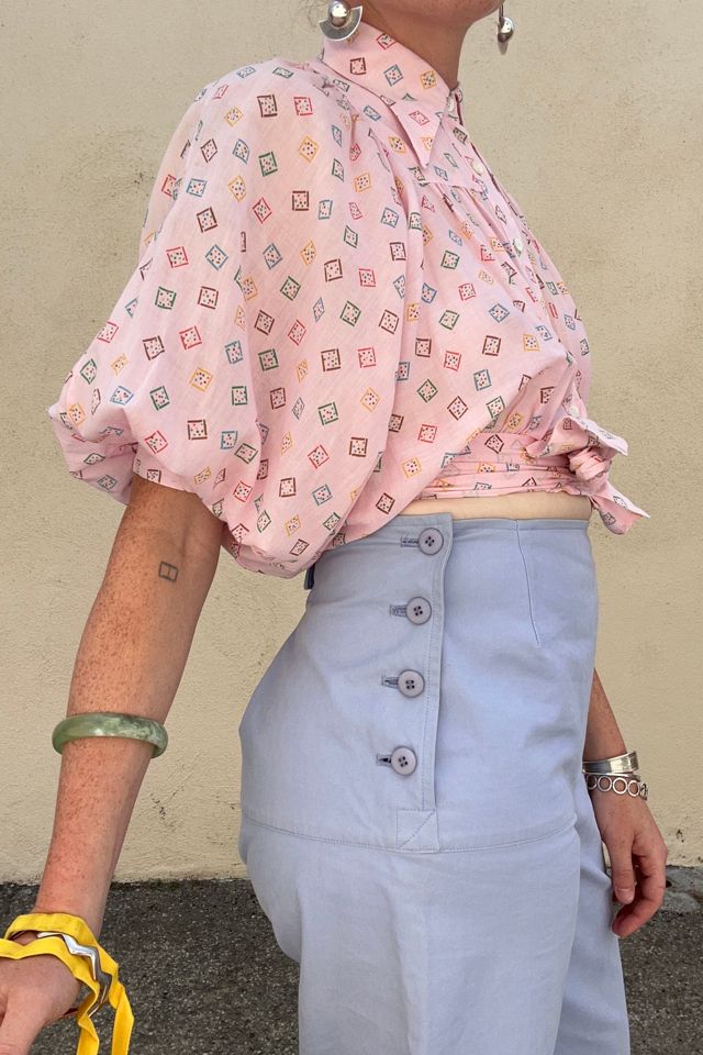 Vintage Gaingo for Kenzo Pink Blouse Selected by The Curatorial Dept. #2