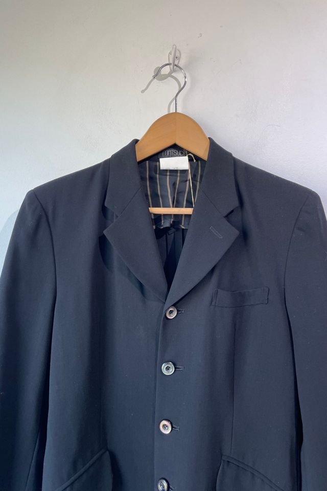 Vintage Matsuda Black Lightweight Wool Blazer Selected by The Curatorial Dept. #1